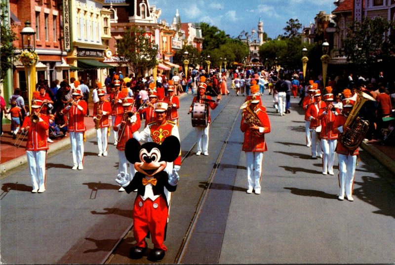 California Anaheim Disneyland Main Street Mickey Mouse Leader Of The Band