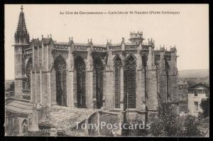 La Cite de Carcassonne - Cathedrale St-Nazaire (Porte Gothique)