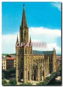 Postcard Modern San Sebastian La Cathedrale