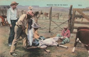 Postcard Branding Time on the Ranch