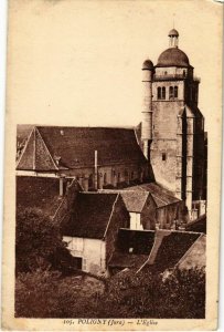 CPA Poligny- Eglise FRANCE (1043631)