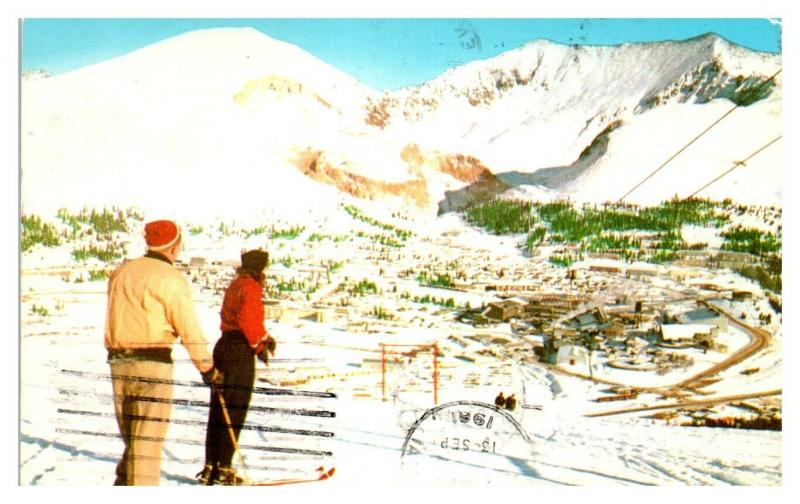 1961 Climax Molybdenum Mine from Climax Ski Hill, CO Postcard *5N9