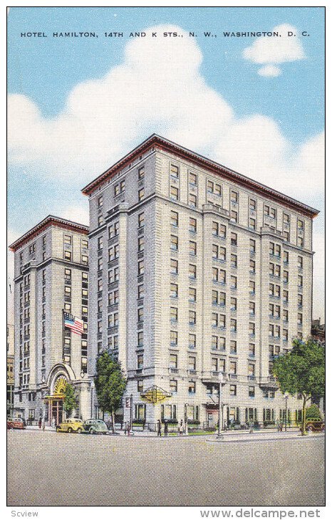 Hotel Hamilton , WASHINGTON D.C., 30-40s