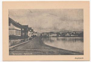 LP10   Iceland, Reykjavik,   postcard, Tjarnargata