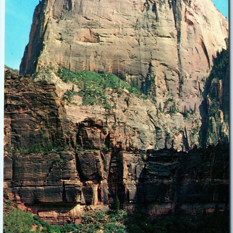 c1960s Washington Co. UT Great White Throne Zion Park Navajo Stone Monolith A295