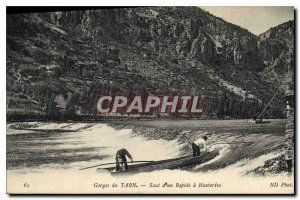 Postcard Old Tarn Gorges Skipping a Rapide Hauterive