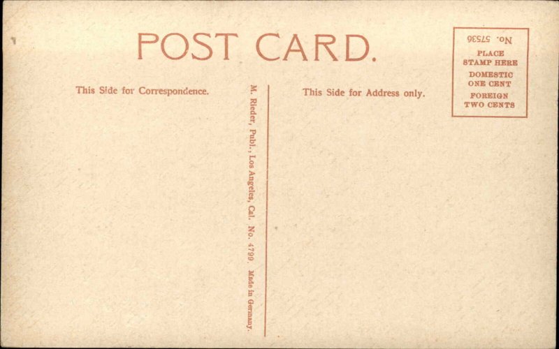 Oakland CA Key Route Ferry Pier Train Cars c1910 Postcard 