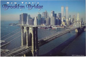 Brooklyn Bridge and New York City  4 by 6