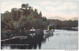 Boat, LOCK KATRINE & Trossachs Pier, Stirlingshire, Scotland, UK, 1900-1910s