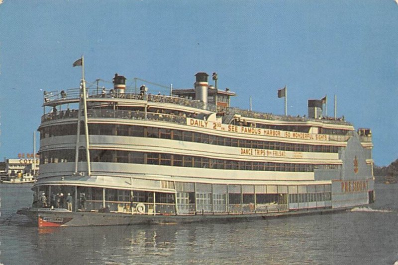 SS President Ferry Boats Ship Unused 
