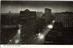 Postcard BUILDING SCENE Atlanta Georgia GA AJ5071