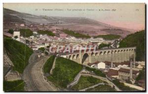 Old Postcard General view and Tarare Viaduct