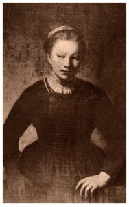 Potrait of a Girl, by Harmensz van Rijn Rembrandt