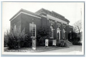 Cedartown Georgia GA RPPC Photo Postcard Post Office US Army Recruiting c1940's