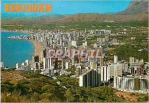 Modern Postcard Benidorm (Espana) Partial Vista