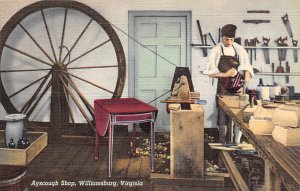 Ayscough Shop Williamsburg, Virginia, USA Spinning Wheels & Weaving Unused 