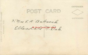 ND, Ellendale, North Dakota, RPPC, Main Street,North Side,Crescent Photo No 5022