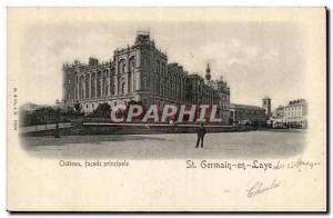 St Germain en Laye Old Postcard Chateau main Facade