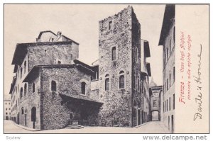 FIRENZE, Toscana, Italy, 1900-1910's; Case Degli Alighieri Rinnovate Sulle An...