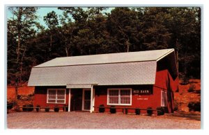 LAKE TOXAWAY, NC ~RED BARN Gift & Coffee Shop c1960sTransylvania County Postcard