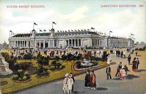 States Exhibit Building Jamestown Exposition 1907 Virginia postcard