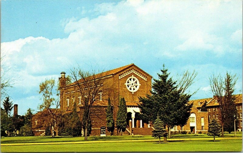 Main Post Chapel Religious Education Annex Fort Lewis Washington WA Postcard VTG 