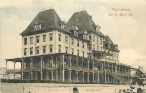 Fiske House 1906 Old Orchard Maine Reichner undivided postcard 5744