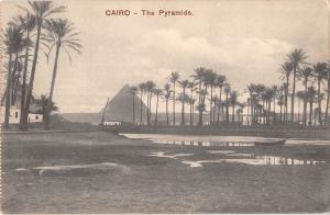 uk33371 the pyramids cairo real photo egypt