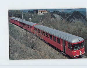 Postcard - Switzerland, A train of the Rhaetian Railroad - Switzerland