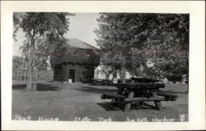 Sackets Harbor NY Block House State Park Real Photo Postcard