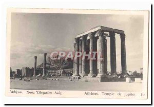 Greece Old Postcard Athens Temple of Jupiter