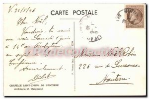 Postcard Old Chapel Saint Joseph De Nanterre