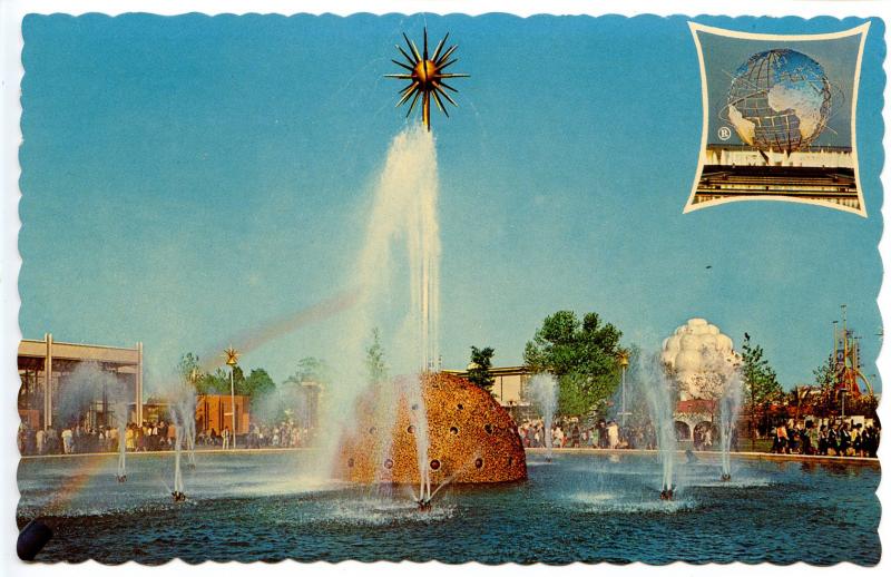 NY - New York World's Fair 1964-65. The Solar Fountain