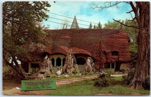 Postcard - Famous Gingerbread House, Tyringham, Massachusetts, USA