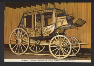 Nova Scotia YARMOUTH Tusket Stagecoach on Display The NS Museum ~ Cont'l