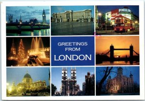 Postcard - Greetings From London, England