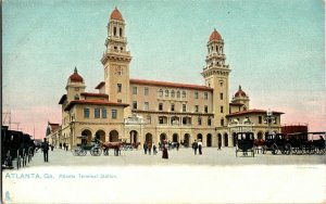 Tucks 2267 Atlanta Terminal Station, Atlanta GA Vintage Postcard G72