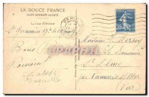 Old Postcard Saint Germain en Laye The Honor Court