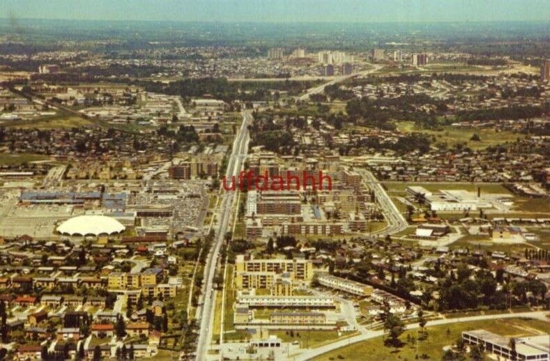 NORTH ALONG DON MILLS ROAD one of many garden like valleys in TORONTO ONT CANADA