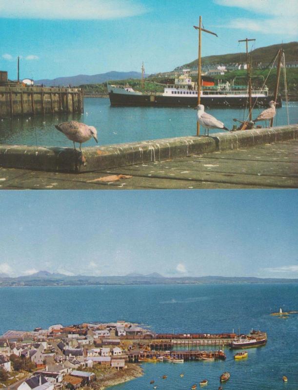 Mallaig Harbour & The Sound Of Sleat 2x Postcard s