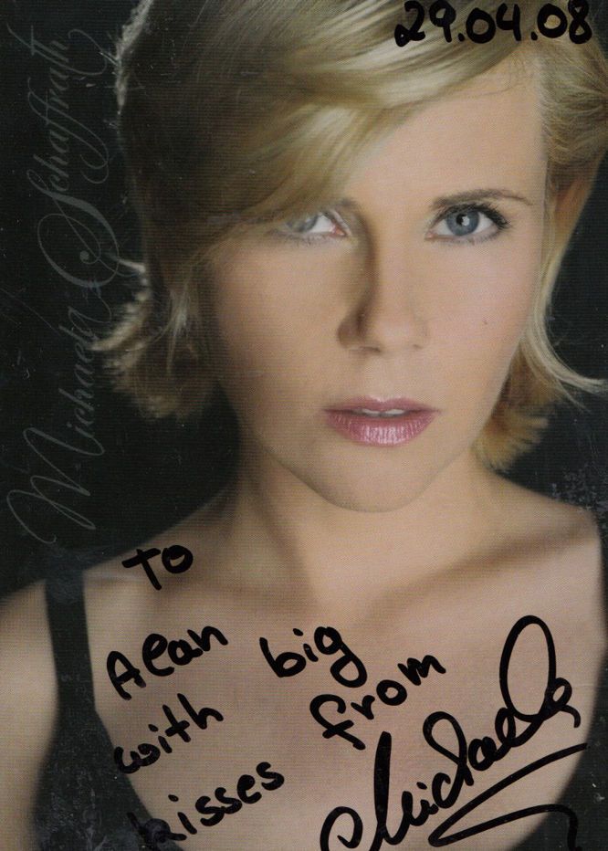 Michaela Schaffrath German Adult Actress Gina Wild Hand Signed Photo Topics Entertainment 