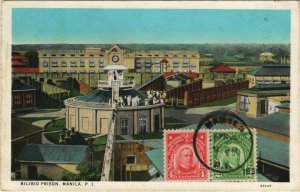 PC PHILIPPINES, BILIBID PRISON, MANILA, Vintage Postcard (b38825)