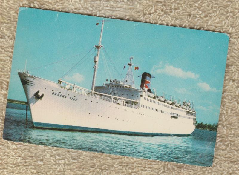 Advertising Postcard BAHAMA STAR Cruise Ship Eastern Steamship Line