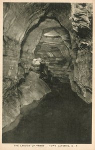 Vintage Postcard The Lagoon of Venus Howe Caverns Cobleskill New York NY