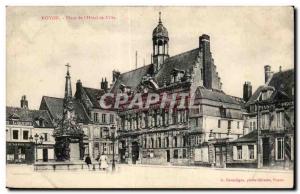 Postcard Noyon Old Town Square I Hotel