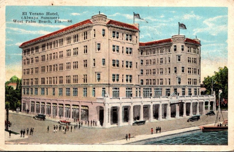 Florida West Palm Beach El Verano Hotel 1927