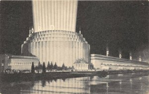 Century of Progress Chicago World's Fair 1934 Postcard Ford Exposition Building