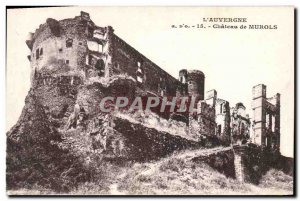 Old Postcard Chateau Murols Auvergne