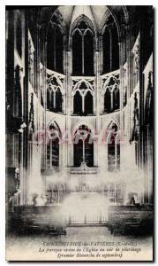 Postcard Old Saint Sulpice de Favieres S and O feerique church the first Sund...