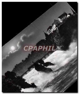 Modern Postcard Schloss Laufen und rheinfall